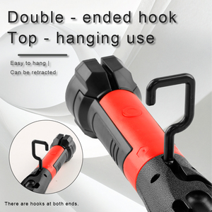 Lampe <span class=keywords><strong>de</strong></span> travail rechargeable Portable COB LED Base magnétique 360 ° crochet rotatif pince lumière pour atelier Garage automobile lampe <span class=keywords><strong>de</strong></span> travail - Product Image 5