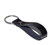 Porte-clés en cuir avec logo personnalisé avec mousquetons promotionnels pour la personnalisation et les accessoires de véhicules
