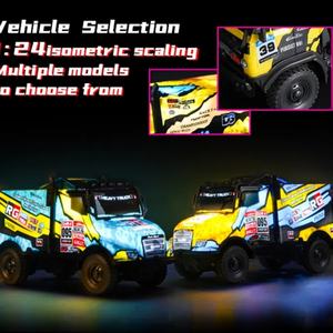 SANJOYO UJ99-ZK01 ZK02 Véhicule de Simulation pour Enfants, Voiture Électrique Télécommandée RC 20m, 10km/h, Véhicule de Transport RC Cool 1/35 avec Éclairage - Product Image 4