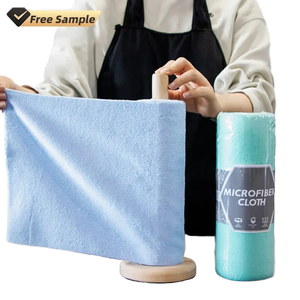 Asciugamani da cucina in microfibra Super assorbente monouso strappo nuovo stile rotoli di stoffa in confezioni da 20/30/50/75 pz - Product Image 1