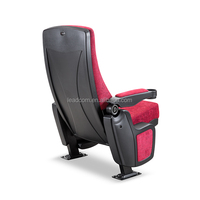 LEADCOM LS-8605 Fauteuil de cinéma commercial moderne en tissu de luxe avec fonction bascule intégrale