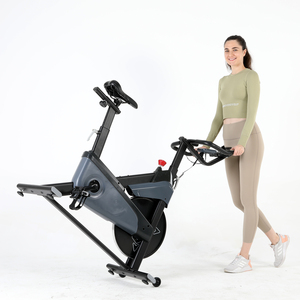 <span class=keywords><strong>Bicicleta</strong></span> Estática de Interior para Uso Doméstico <span class=keywords><strong>con</strong></span> Resistencia Magnética de Pulso Manual, <span class=keywords><strong>Bicicleta</strong></span> de Spinning <span class=keywords><strong>con</strong></span> Volante de Inercia de 10 kg para Uso en Interiores - Product Image 2
