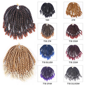10นิ้ว Ombre สีบลอนด์ก่อน<span class=keywords><strong>ยืด</strong></span>กล่อง Braids สำหรับผู้หญิงเด็กผมถักโครเชต์สังเคราะห์บ๊อบสั้นกล่องถักเปียกับ<span class=keywords><strong>ปลาย</strong></span>หยิก - Product Image 5