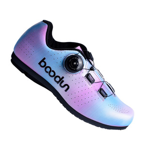 Chaussures de cyclisme Baodun, couleur éclatante, semelle en nylon, chaussures de vélo pour femmes - Product Image 1