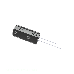 ตัวเก็บประจุแบบ Through Hole รุ่น Original CAP ALUM RAD 105C 330 uF ESH337M025AH1AA - Product Image 1