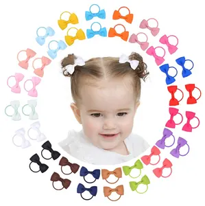 UNIQ Baby Mädchen Haars chleifen Krawatten Mini Boutique Elastisches Haar Gummiband Haarband Zubehör für Kinder
