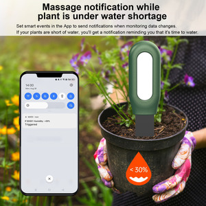 Tuya Smart para Sensor de humedad del suelo, medidor de temperatura y humedad, higrómetro, soporte de garaje para exteriores, asistente para el hogar - Product Image 5