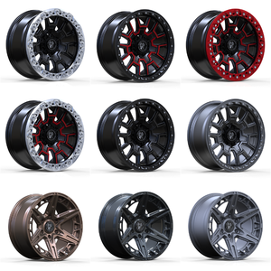 Rines de 17 y 18 Pulgadas, 5 y 6 Birlos, 6x139.7, 5x127, Estilo Beadlock para <span class=keywords><strong>Nissan</strong></span> Patrol Y61/Y62, Toyota Tacoma, 4Runner, Tundra - Product Image 3