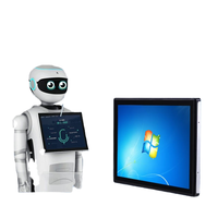 PC industriel tout-en-un avec écran tactile personnalisable de 10,4, 12,1, 13,3, 15,6, 15, 17, 19, 21,5 pouces, processeur I3, I5, I7, RS485, RS232