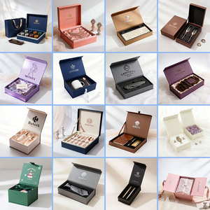 Boîte pliante magnétique personnalisée, solution d'emballage en carton de luxe pour boîte d'<span class=keywords><strong>abonnement</strong></span>, bijoux, montres, produits électroniques, présentation de produits - Product Image 4