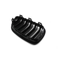 Grille avant de voiture en fibre de carbone ABS pour BMW Série 2 F22, impression par transfert d'eau 2014-2016