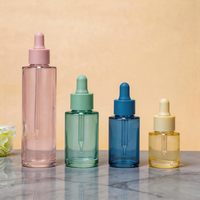 Flacon compte-gouttes en verre personnalisé avec logo gravé, luxe cosmétique, capacité 10, 20, 30, 50 ml, pour huiles essentielles, soins de la peau, mascara, barbe, cheveux