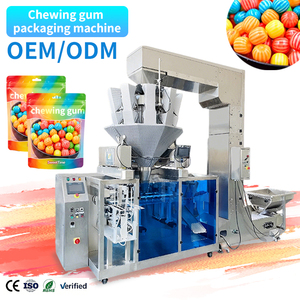 Machine d'emballage automatique de sachets refermables <span class=keywords><strong>pour</strong></span> <span class=keywords><strong>chewing</strong></span>-<span class=keywords><strong>gum</strong></span> avec peseuse linéaire - Product Image 1