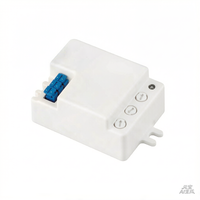 Module de capteur micro-ondes SanJin Mini intégré, montage en surface, réglable 180/360°, plage de détection ajustable, temporisation, faible consommation, détection 1-8m