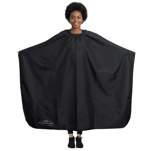 Protection ultime pour les clients, cape de barbier de grande taille, impression personnalisée, robe de coiffure pour salons professionnels - Product Image 1