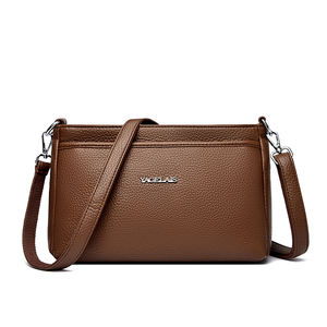 Nouveau Sac Messager 2026 à Motif Géométrique Vintage, Durable, Fermeture Éclair, Détail Rivet, Sangle Réglable, en PU avec Doublure en Polyester - Product Image 5