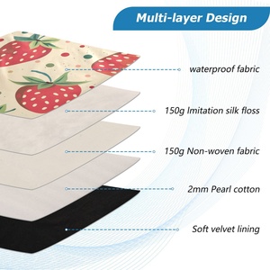 Hot Sale Portable Quilted Laptop Protective Case <b>Computer</b> <b>Bag</b> Waterproof Laptop Sleeve Briefcases - Product Image 4