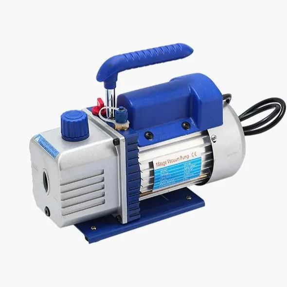 Bomba de vacío portátil de 220V, 180W, 3cfm, bomba de vacío de paletas rotativas, mantenimiento de aire acondicionado, bomba de vacío de refrigeración refrigerante