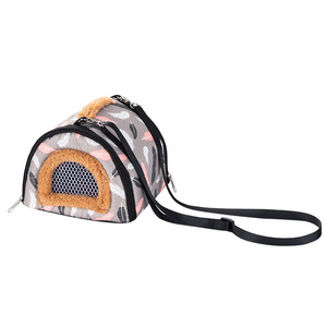 Bolsa de Transporte para Mascotas con Estampado de Osito, Bolsa Transpirable de Malla para Gatos, Perros Pequeños y Hámsteres, para Viajes al Aire Libre - Product Image 3