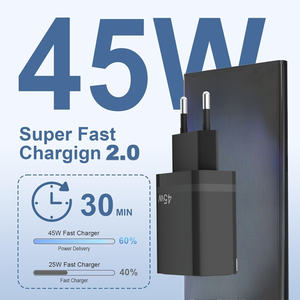 Caricabatterie USB-C PD PPS a Ricarica Rapida da 45 Watt, Cavo Tipo C, Caricatore da Parete OEM - Product Image 2