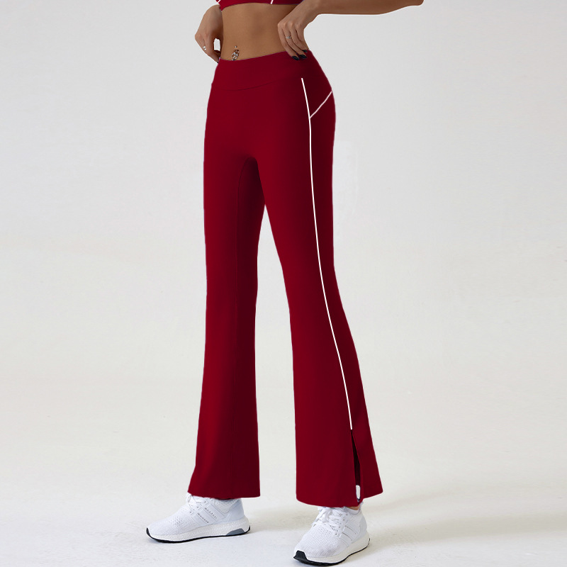 red trousers