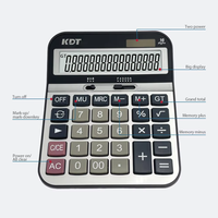 Calculatrice de bureau électronique verte à 16 chiffres A-16 Offre Spéciale à piles solaires pour le calendrier en matière plastique d'utilisation scolaire de bureau