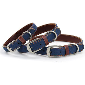 Nouveau produit pour animaux <span class=keywords><strong>de</strong></span> compagnie en gros stocké confortable collier pour animaux <span class=keywords><strong>de</strong></span> compagnie en toile collier <span class=keywords><strong>de</strong></span> chien en cuir fait main <span class=keywords><strong>de</strong></span> luxe - Product Image 6