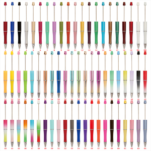 2023 new update 65 colors beaded pens plastic DIY Add a bead pens for choice