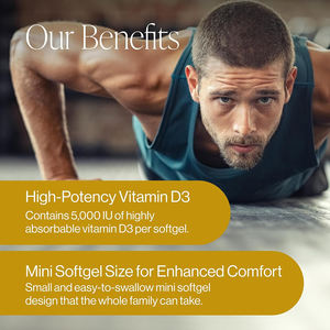 Cápsulas blandas de vitamina D3 de alta calidad OEM/ODM de marca privada, AUMENTAN LA INMUNITAD y fortalecen los músculos, SUPLEMENTO DIETÉTICO - Product Image 4