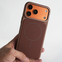 Coque de téléphone antichoc JOYPORODO B430 avec panneau arrière tressé et dos magnétique pour iPhone 17 Pro Max