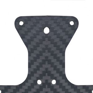 Plaque de cadre en fibre de carbone 3K SHENYU, usinée CNC, légère, pour drone de course FPV - Product Image 4
