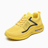 Chaussures de marche YGY pour l'été, le printemps et l'automne, à lacets, pour la danse carrée, avec empeigne en maille, semelle souple, respirantes, légères et amortissantes
