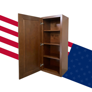 American <b>Style</b> Cherry Shaker Wall Cabinet | Custom RTA Kitchen Cabinets For Projects | US Standard Kitchen Cabinets Shaker - Product Image 3
