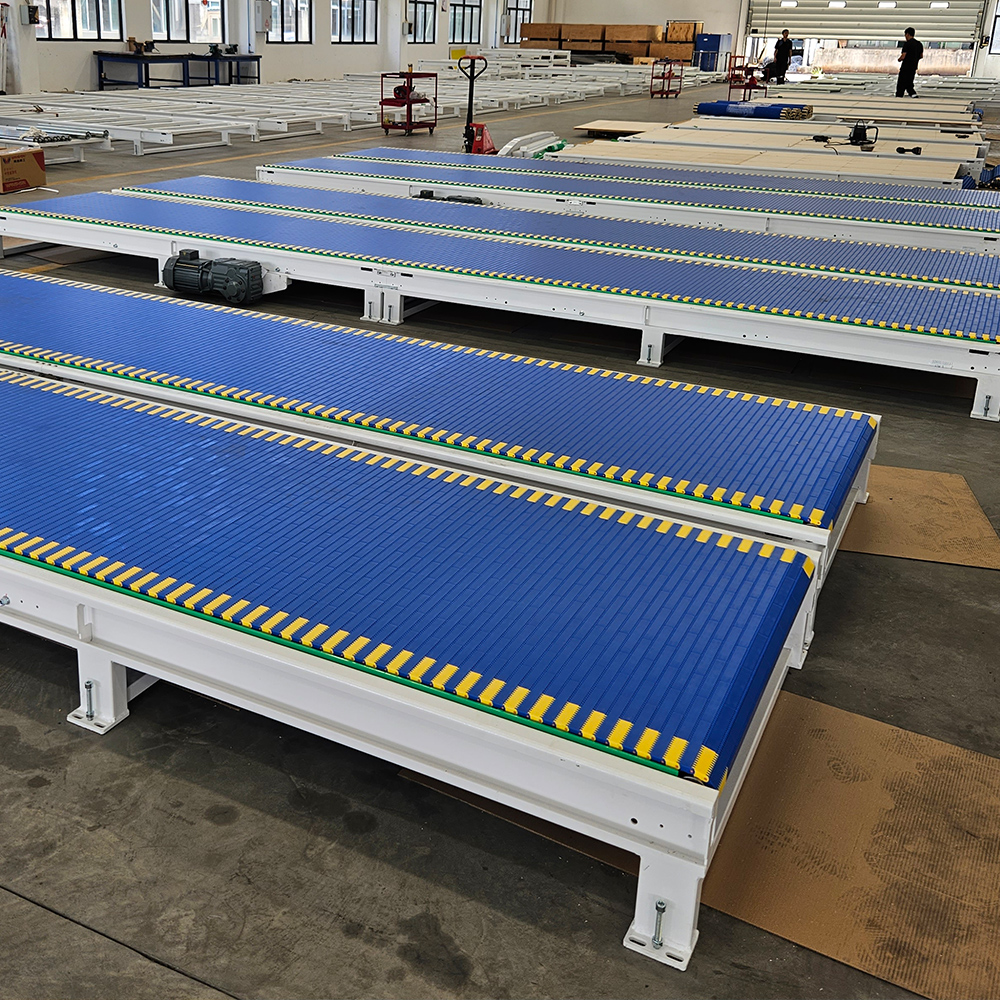conveyor transfer plate roller