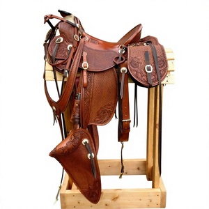 Selle anglaise en cuir de buffle véritable BS International, avec arceau en bois et quincaillerie SUS304, pour courses de chevaux, fabriquée à la main, durable et éco-responsable - Product Image 3