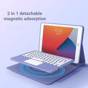 Cover e Custodie per Tablet da Ufficio Portatile con Tastiera Wireless e Touchpad per <span class=keywords><strong>iPad</strong></span> 9a e 10a Generazione da 10,9 Pollici 2022 - Product Image 2