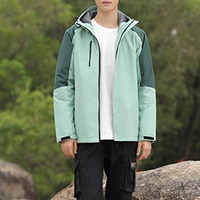 Nouvelle mode hommes automne hiver coupe-vent imperméable respirant chaud poches polaire manteau intérieur à manches longues veste d'extérieur