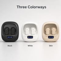 Audífonos TWS de Alta Calidad OEM ODM, Inalámbricos, Intraaurales, con Indicador LED de Batería, V5.3, IPX5, Resistentes al Agua, con Bajos Potenciados
