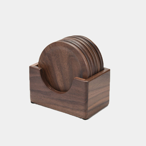 Vente en gros de sous-verres carrés en bois de style nordique porte-boisson à bière personnalisé design bambou noyer fabriqué en <span class=keywords><strong>silicone</strong></span> pierre liège matériau PC - Product Image 5