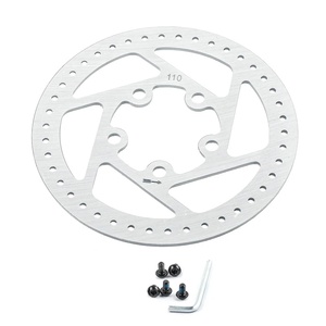 Freno de disco para patinete eléctrico, 3/<span class=keywords><strong>5</strong></span> orificios, 110mm, 120mm, juego de tornillos para <span class=keywords><strong>XIAOMI</strong></span> Mijia M365, <span class=keywords><strong>accesorios</strong></span>, pastillas de freno de disco - Product Image 1