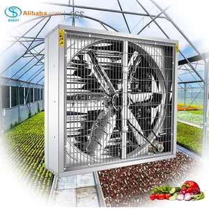 BOOST 50 inch Siemens motor Poultry Solar Fans Industrial Exhaust fan for livestock pig farm/greenhouse