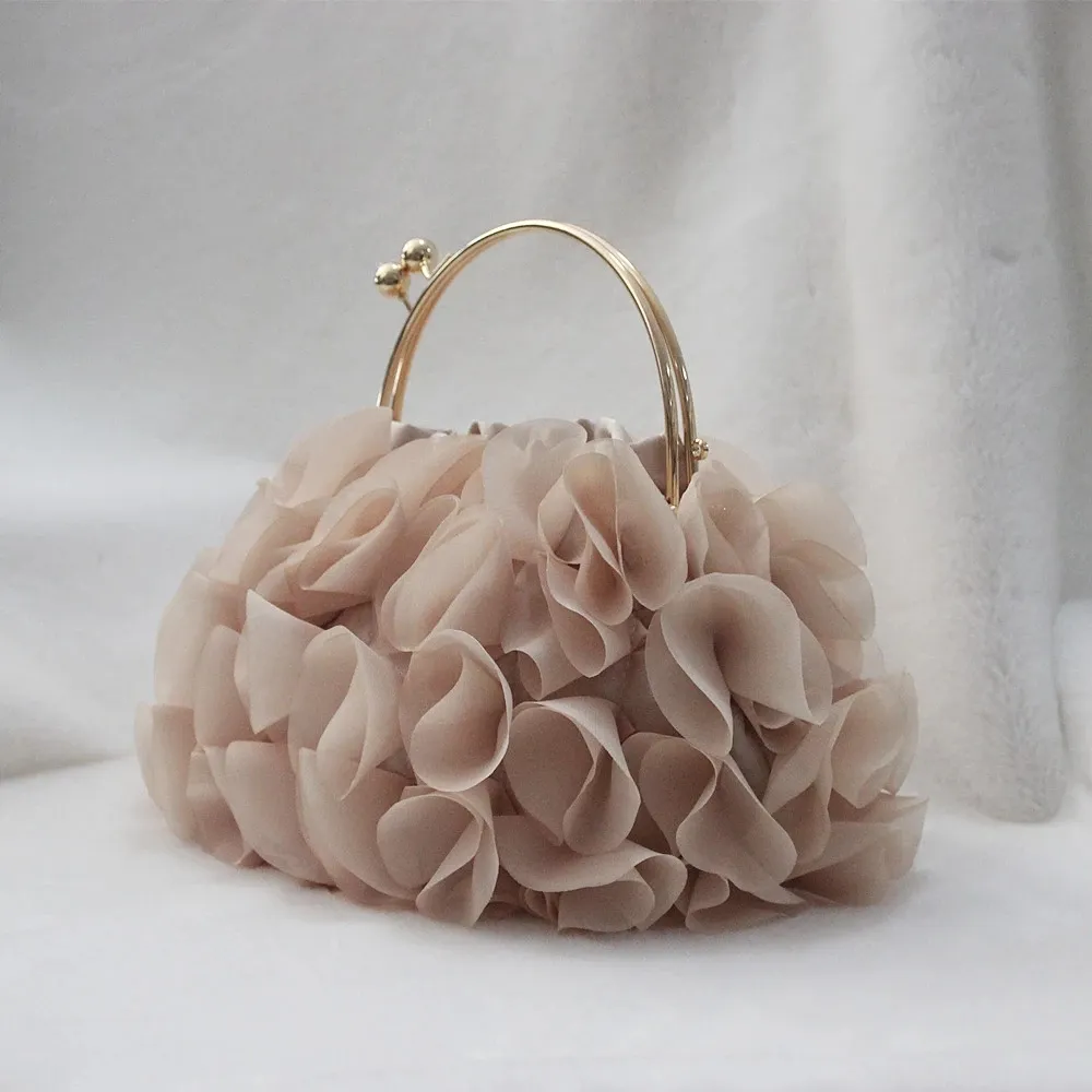 TS Professional Supplier Evening Bag Fashion New Style Purses Women Purse With Rose Flower
