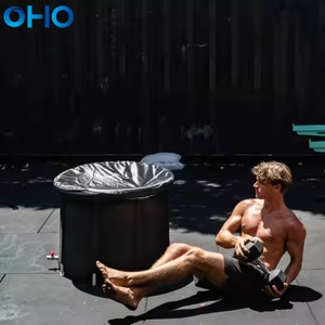 Oho bán buôn xách tay PVC hình bầu dục Băng bồn tắm <span class=keywords><strong>Inflatable</strong></span> lạnh Plunge hồ bơi cho nhà Spa và thể thao phục hồi - Product Image 3