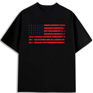 Camiseta Patriótica para Hombre en Stock en Almacén de EE. UU., 100% Algodón, 180 g/m², Bandera Americana - Product Image 1