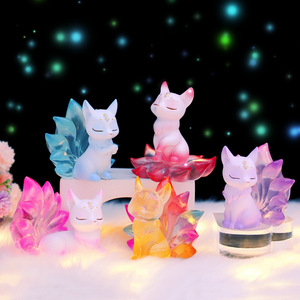 All New Products 2024 Statue <strong>fox</strong> Nine tails Miniature <strong>fox</strong> Resin <strong>Figurine</strong> Statue of Animals - Product Image 1