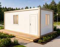 Maison conteneur démontable 20ft 40ft, cabine conteneur modulaire préfabriquée pour poste de garde, camp, bureau, kiosque