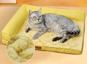 Lit orthopédique pour chien Patas Lague, taille moyenne 76x51cm, mousse en nid d'abeille imperméable, polyester antidérapant, doux, chaud, amovible, lavable - Product Image 3