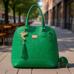 Fana Ayla Sac fourre-tout vert pour femme, petite taille, motif alligator, deux sangles, grande capacité, sac à main décontracté M3778 - Product Image 2