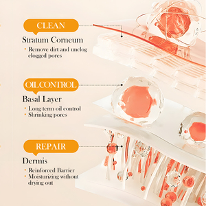 Mousse de vitamina C removedor de cabeza negra OEM, ácido hialurónico, cúrcuma y Ácido Kójico, Mousse de limpieza facial - Product Image 4