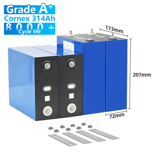 Cornex 314Ah Lifepo4 Batería Grado a 3,2 V 280Ah 280K 300Ah 320Ah Lifepo4 Batería prismática de iones de litio Batería del sistema eléctrico - Product Image 1